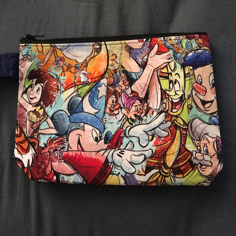 Disney Collage Wristlet
